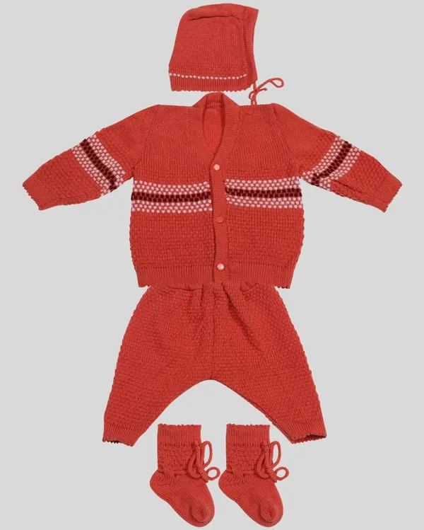Brown_Knitted_Sweater,_Leggings,_Cap_&_Booties_Full_Suit_For_Baby_(4_Pcs)