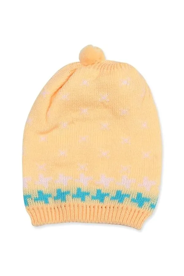 Yellow_Knitted_Sweater,_Leggings,_Cap_&_Booties_Full_Suit_For_Baby_(4_Pcs)
