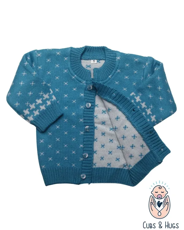 Light_Blue_Woolen_Round_Neck_Cardigan_Sweater_For_Baby_Girls_&_Boys