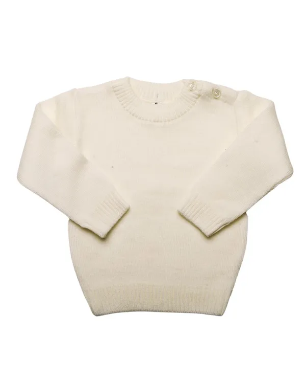 White_Woolen_Full_Sleeves_Baby_Sweater_Pullover_Cardigan