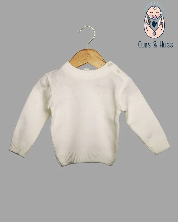White_Woolen_Full_Sleeves_Baby_Sweater_Pullover_Cardigan