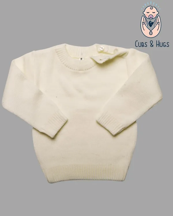 White_Woolen_Full_Sleeves_Baby_Sweater_Pullover_Cardigan