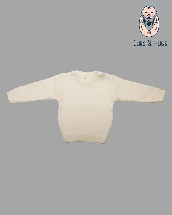 White_Woolen_Full_Sleeves_Baby_Sweater_Pullover_Cardigan