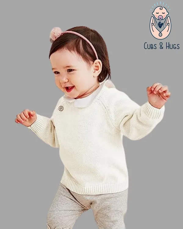 White_Woolen_Full_Sleeves_Baby_Sweater_Pullover_Cardigan