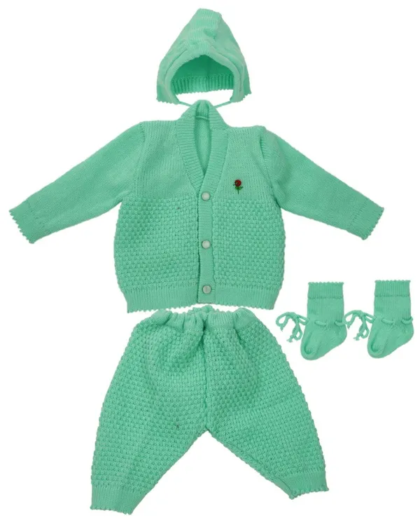 Green_Knitted_Sweater,_Leggings,_Cap_&_Booties_Full_Suit_For_New_Born_Baby_(4_Pcs)