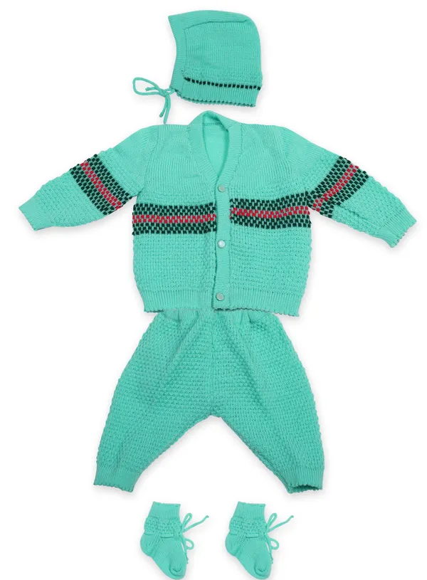 Green_Knitted_Sweater,_Leggings,_Cap_&_Booties_Full_Suit_For_Baby_(4_Pcs)