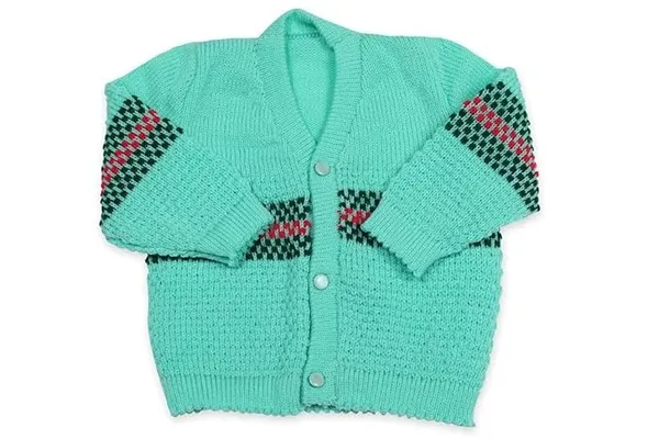 Green_Knitted_Sweater,_Leggings,_Cap_&_Booties_Full_Suit_For_Baby_(4_Pcs)