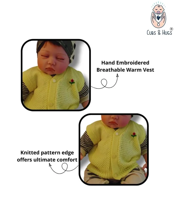 Yellow_Woollen_New_Born_Baby_Vest