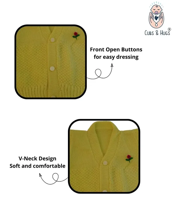 Yellow_Woollen_New_Born_Baby_Vest