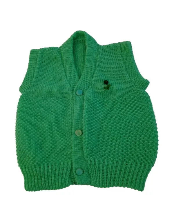 Green_Woollen_New_Born_Baby_Vest