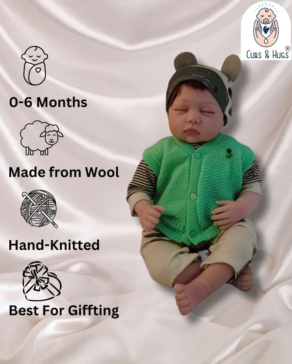 Green_Woollen_New_Born_Baby_Vest