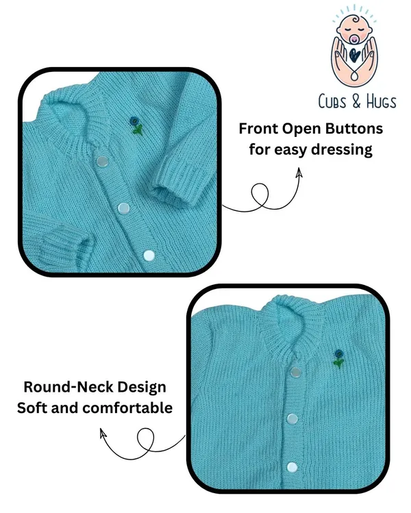 Blue_Sweater_Front_Open_Round_Neck_Cardigan_For_Baby