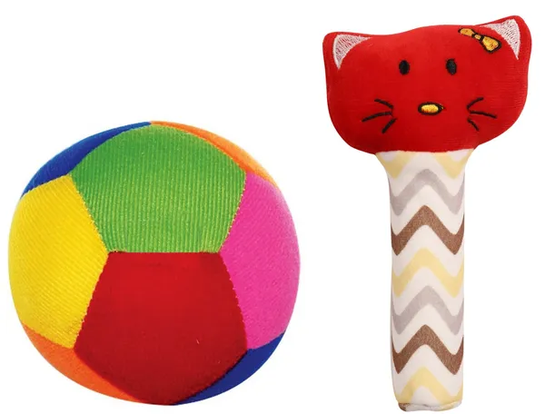 Multicolour_Stick_Ball_Soft_Toys_For_Babies_Face_Rattle_Girls_&_Boys_Toys_(Pack_Of_2)