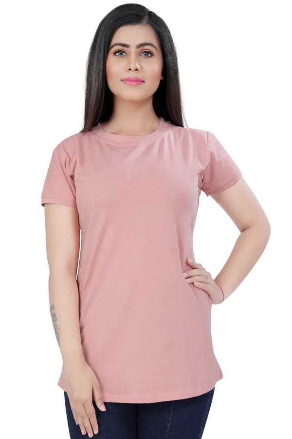 Pink_Cotton_Feeding_Top_Tshirt_For_Women
