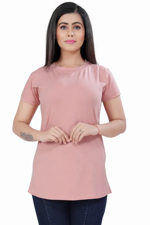 Pink_Cotton_Feeding_Top_Tshirt_For_Women