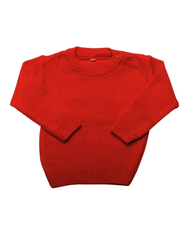 Maroon_Woolen_Full_Sleeves_Baby_Sweater_Pullover_Cardigan