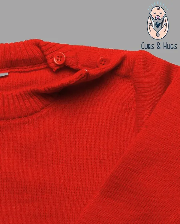 Maroon_Woolen_Full_Sleeves_Baby_Sweater_Pullover_Cardigan