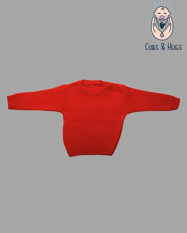 Maroon_Woolen_Full_Sleeves_Baby_Sweater_Pullover_Cardigan