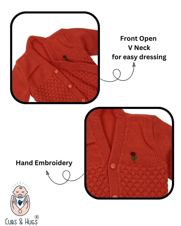 Brown_Front_Open_Embroidery_Sweater_For_New_Born_Baby