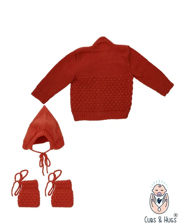 Brown_Front_Open_Embroidery_Sweater_For_New_Born_Baby