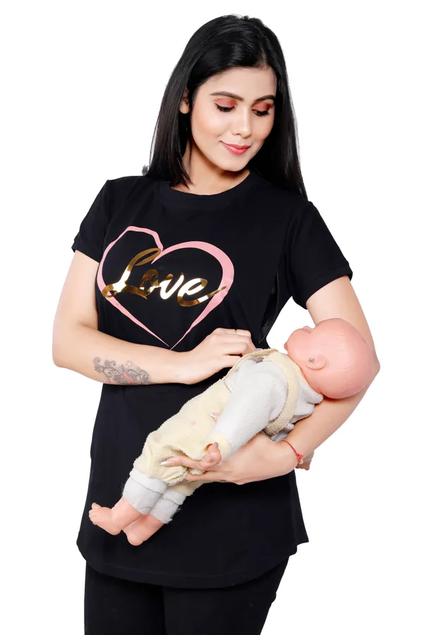 Black_Cotton_Feeding_Top_Tshirt_For_Women
