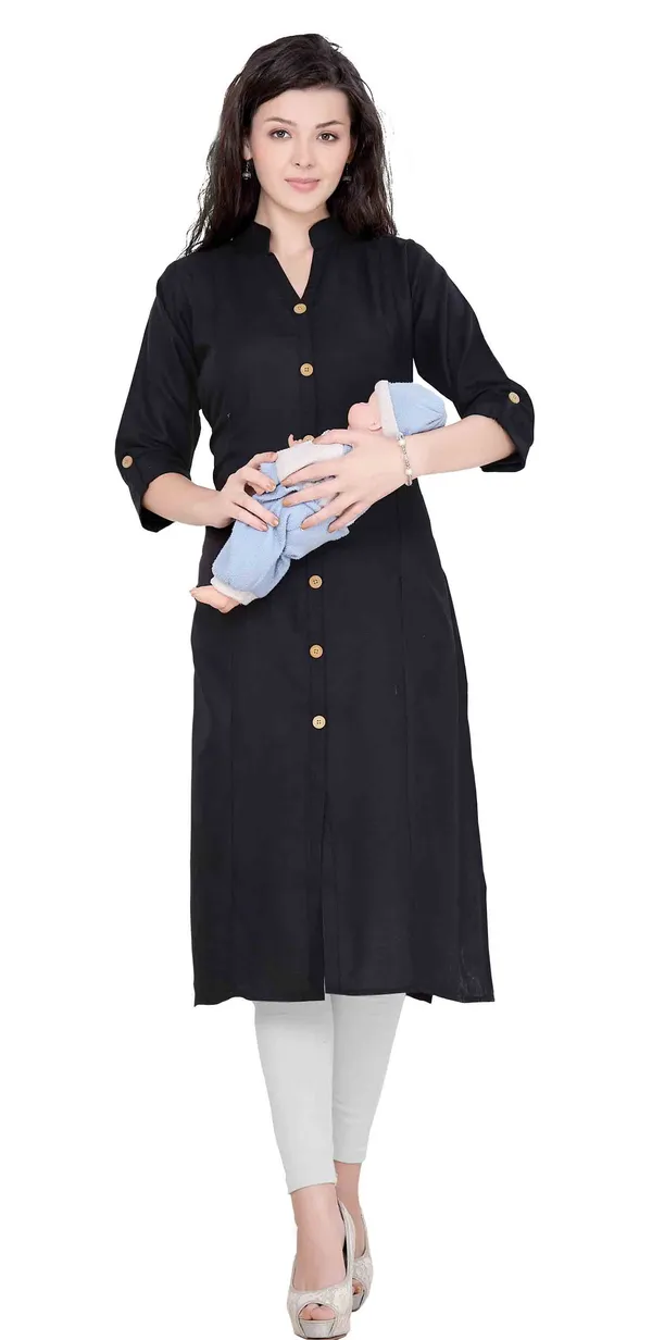Black_Maternity_Kurta_For_Pre_And_Post_Pregnancy_For_Women