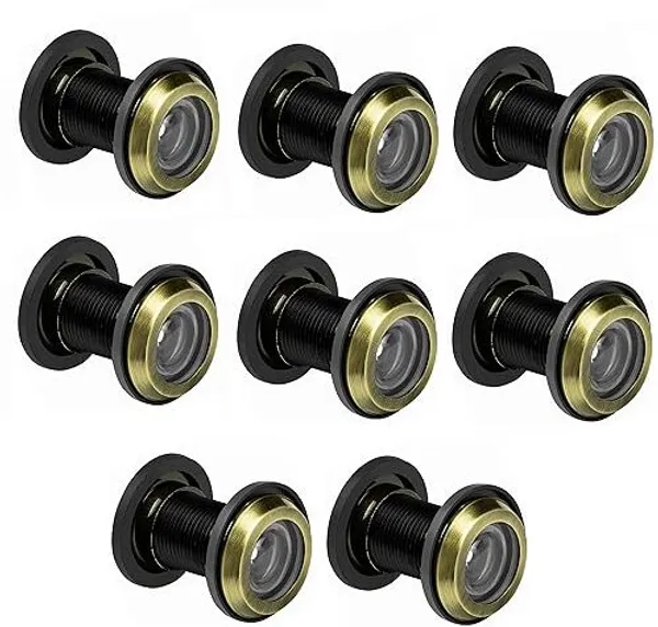 Gold_&_Black_Brass_Wide_Angle_Door_Viewer_(180_Degree)
