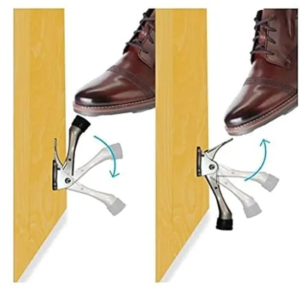 3_Door_Silver_Mounted_Door_Stopper