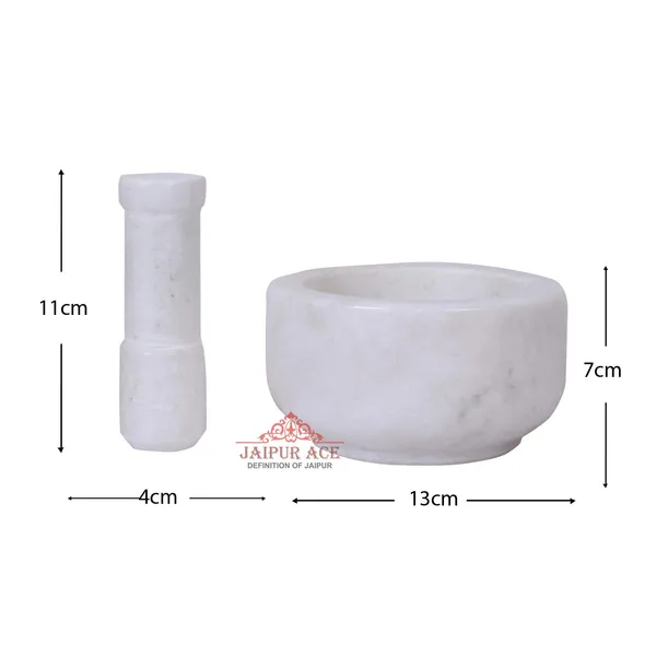 Natural_White_Marble_Mortar_And_Pestle_Set_|_Dasta/Okhli_Masher