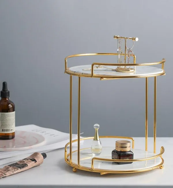 Gold_Next_In_Craft_Metal_Bathroom_Organizer_With_2_Compartments_And_Gold_Plated_Table_Top_Holder_Organiser_Best_For_Dressing_Table_Round