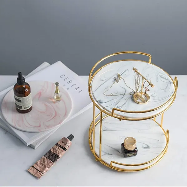 Gold_Next_In_Craft_Metal_Bathroom_Organizer_With_2_Compartments_And_Gold_Plated_Table_Top_Holder_Organiser_Best_For_Dressing_Table_Round