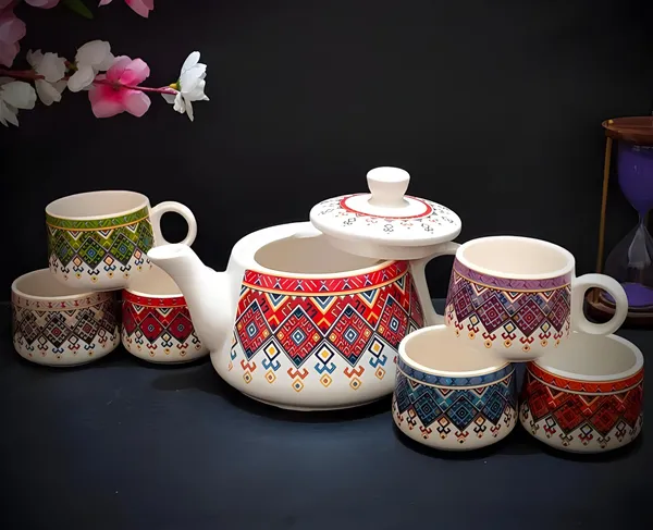 Set_Of_6_Premium_Ceramic_Tea_Morning_Coffee_Cups_And_1_Kettle_Ideal_Gift_For_Friends,_Anniversaries,_Valentine'S_Day,_Birthdays_(Alive_No_7)