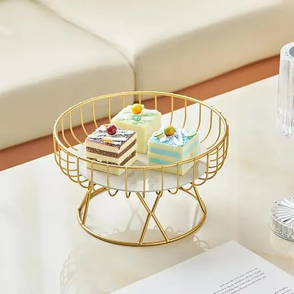 Gold_Metal_Cupcake_Stand_And_Gold_Multipurpose_Serving_Stand_Perfect_For_Weeding,_Parties_And_Special_Occasion