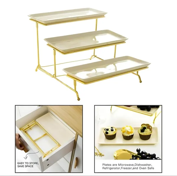 Gold_Metal_Snacks_Organizer_Buffet_Server_Gold_And_White,_Round,_Plated_Round_Tea_Break_Display_Pastry_Rack_Three_Tier_Snack_Shelf_Banquet_Cold_Meal_And_White