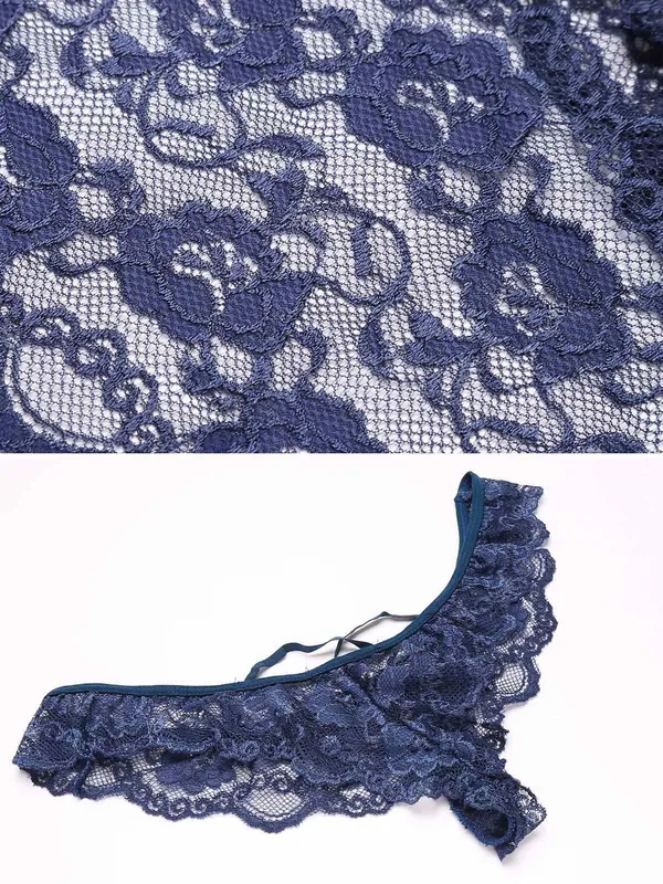 Navy_Blue_Sexy_Racerback_Lingerie_Set_For_Women