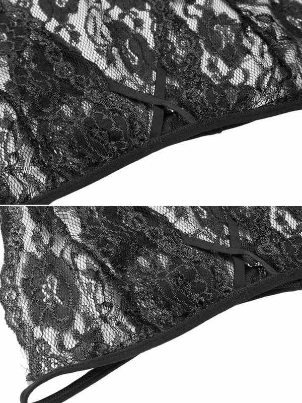 Black_Sexy_Racerback_Lingerie_Set_For_Women