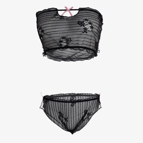 Black_Tube_Lingerie_Set_For_Women