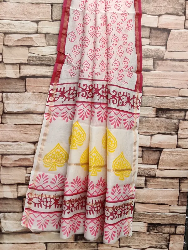 Hand_Printed_White_Classic_Taditional_Elegant__Chanderi_Silk_Dupatta_For_Women