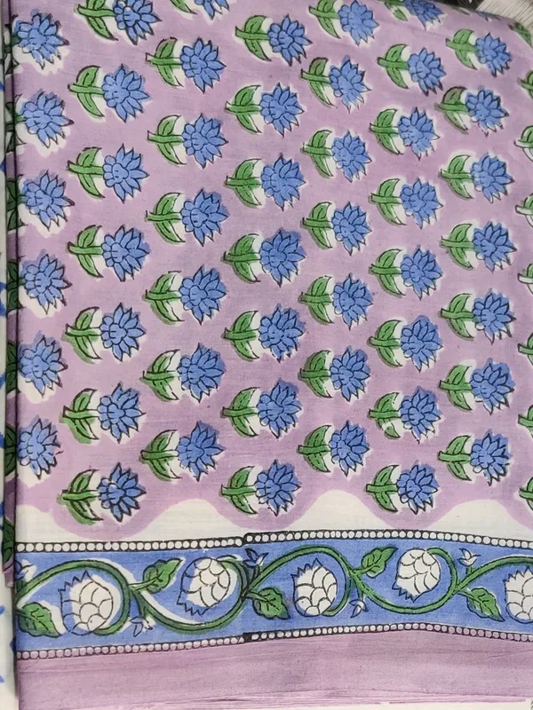 Hand_Printed_Purple_Booti_Cotton_Suit_Set_With_Mulmul_Duptta