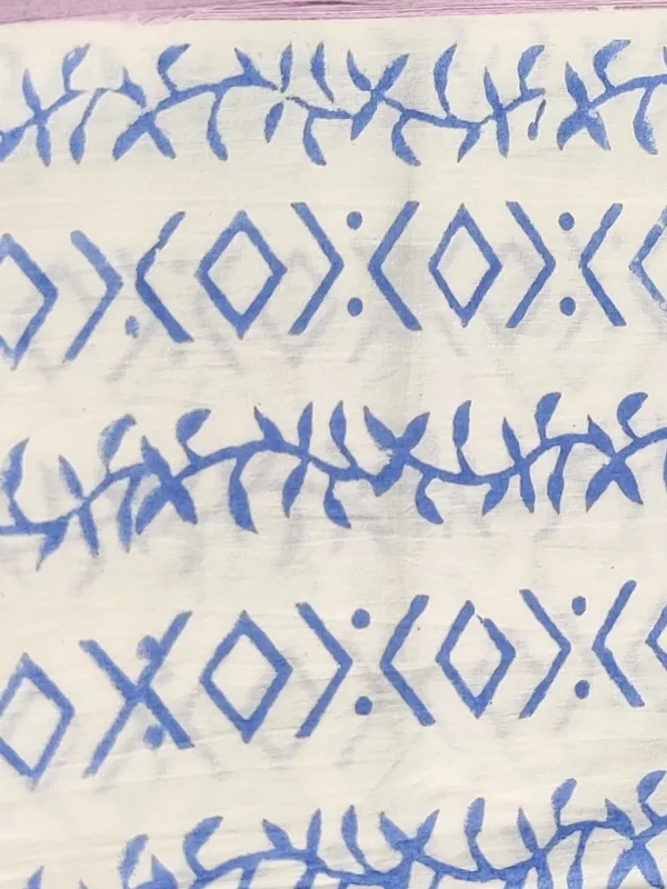 Hand_Printed_Purple_Booti_Cotton_Suit_Set_With_Mulmul_Duptta