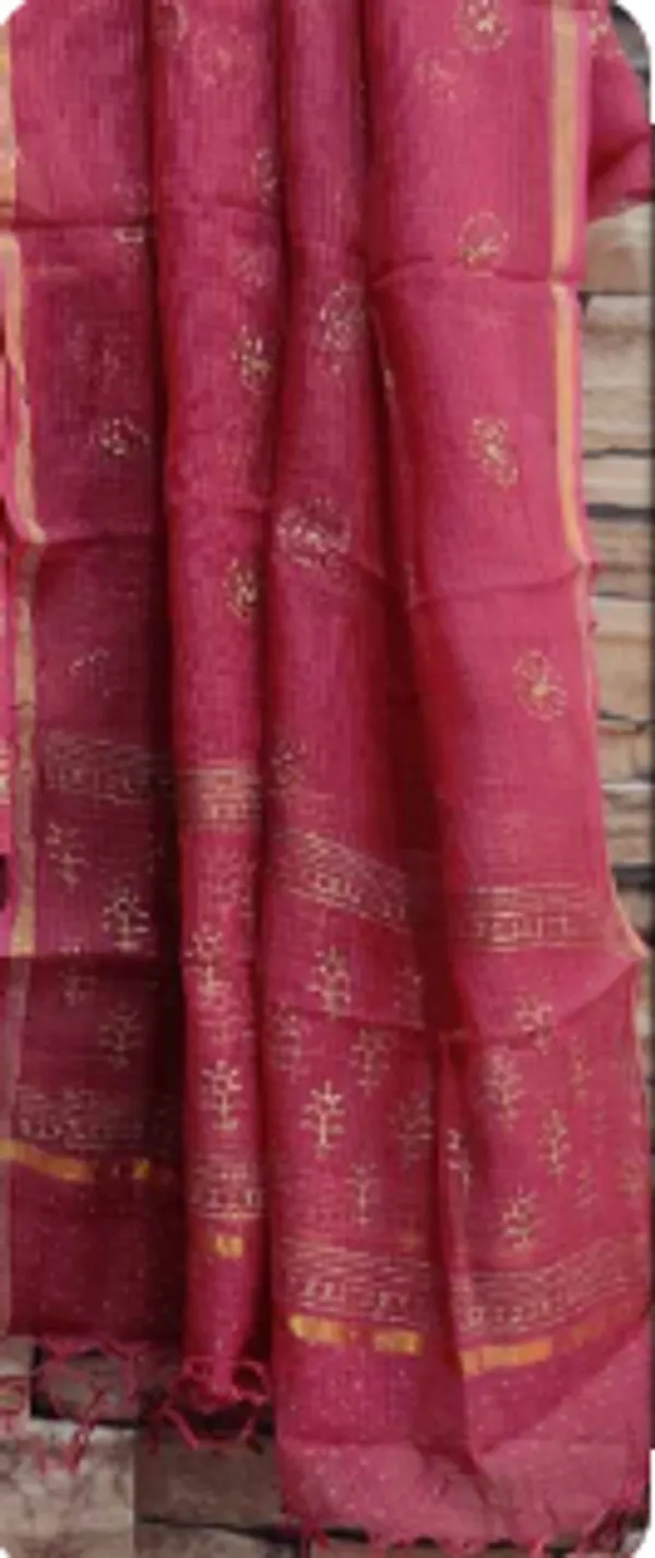 Hand_Printed_Maroon_Taditional_Elegant_Cotton_Suit_With_Kota_Dupatta_For_Women