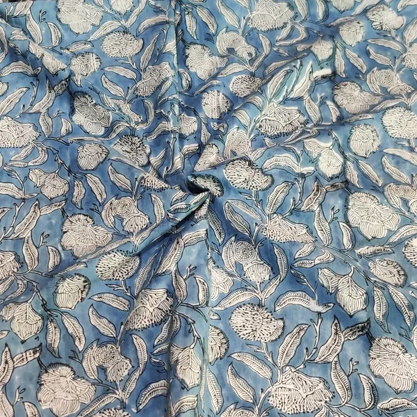 Hand_Printed_Light_Blue_Shade_Hand_Block_Rapid_Print_Cotton_Fabric_For_Women