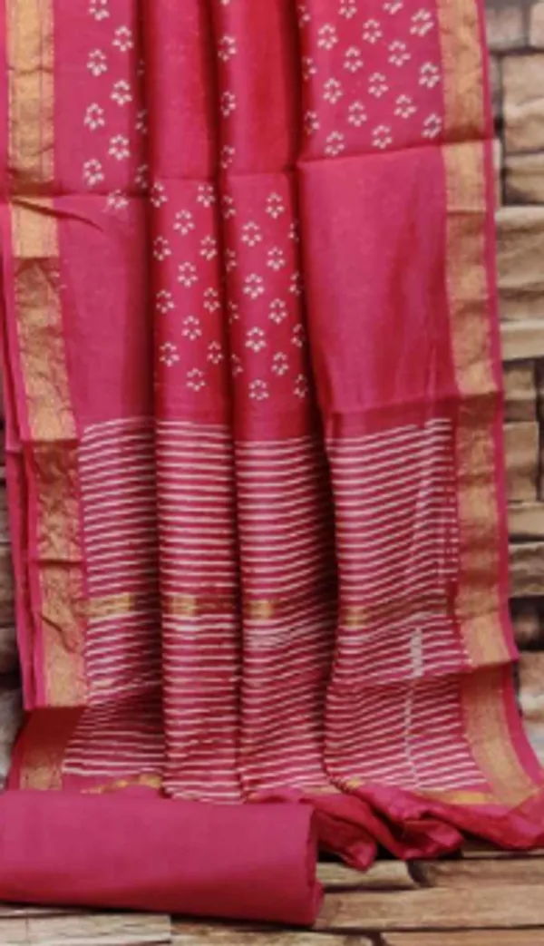 Hand_Printed_Maroon_Hand_Block_Print_Maheshwari_Silk_Suit_For_Women