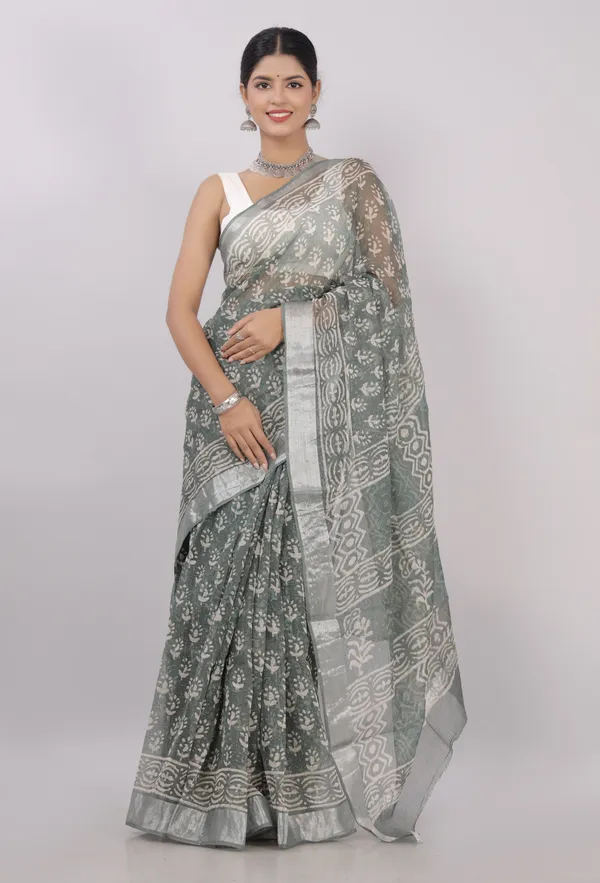 Hand_Printed_Indigo_Blue__Taditional_Dabu_Print_Kota_Doria_Saree_For_Women