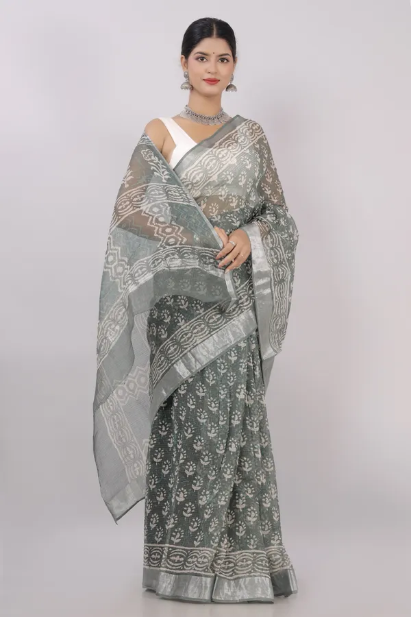 Hand_Printed_Indigo_Blue__Taditional_Dabu_Print_Kota_Doria_Saree_For_Women
