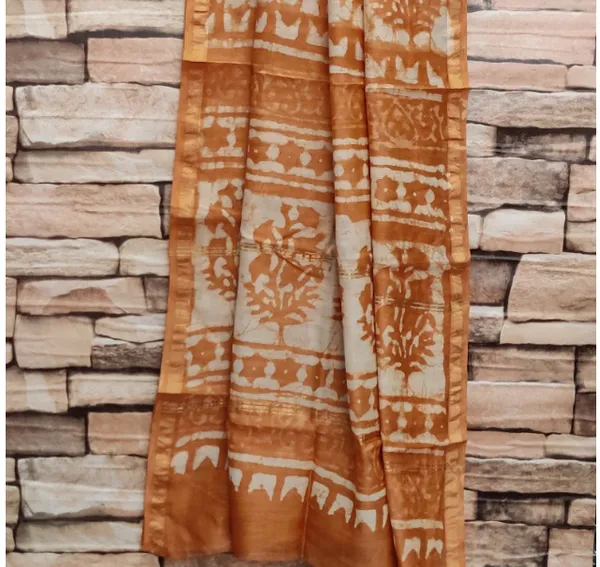 Hand_Printed_Yellow_Classic_Taditional_Elegant__Chanderi_Silk_Dupatta_For_Women