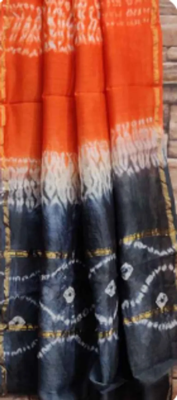 Hand_Printed_Grey_Taditional_Shibori_Print_Chanderi_Silk_Suit_For_Women