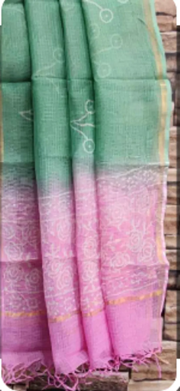 Hand_Printed_Pink__Taditional_Elegant_Jaal_Print_Cotton_Suit_With_Kota_Dupatta_For_Women