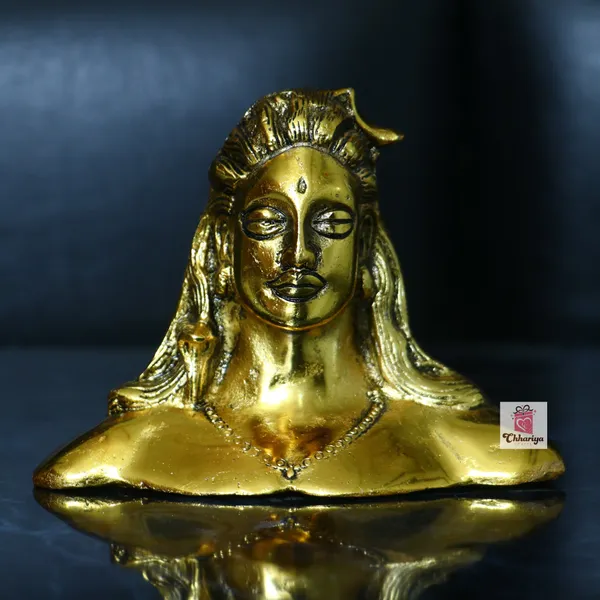 Golden_Metal__Adiyogi_Shiva_Statue_Decorative_Showpiece