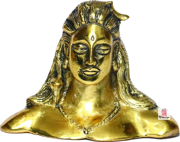Golden_Metal__Adiyogi_Shiva_Statue_Decorative_Showpiece
